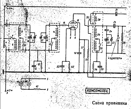 Komsomole {Комсомолец} ; Charkov Radio Works (ID = 669829) Radio