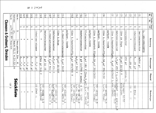 Tonfrequenz-Generator GF2; Clamann & Grahnert; (ID = 114627) Equipment