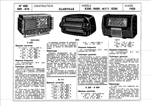 R200; Clarville CSF; Paris (ID = 553729) Radio