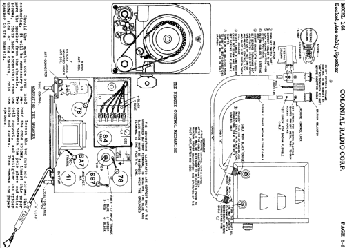 164-B ; Colonial Radio Co.; (ID = 719237) Car Radio