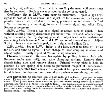 CR1300T; Cossor, A.C.; London (ID = 594041) Radio