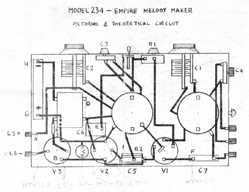 Empire Melody Maker 234; Cossor, A.C.; London (ID = 2297027) Radio