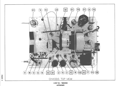 10-401 ; Crosley Radio Corp.; (ID = 1666491) Televisore