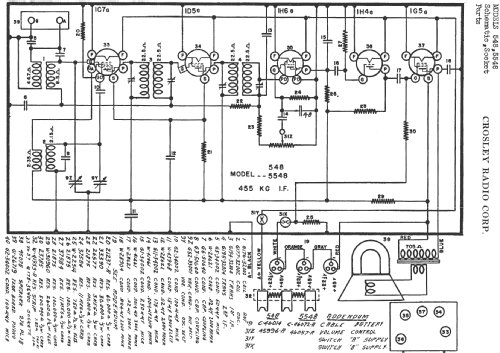 B5548A ; Crosley Radio Corp.; (ID = 250898) Radio