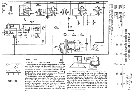 Fiver Chairside 567-M; Crosley Radio Corp.; (ID = 250917) Radio