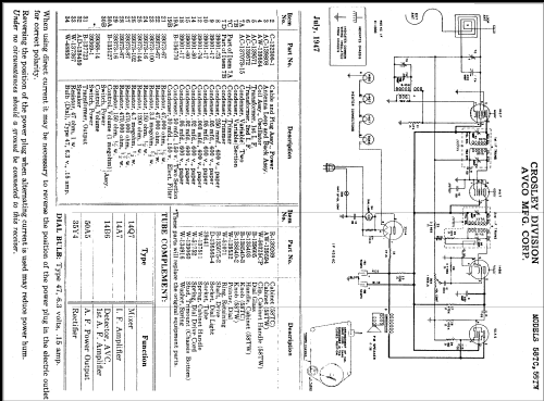 58TC ; Crosley Radio Corp.; (ID = 376363) Radio