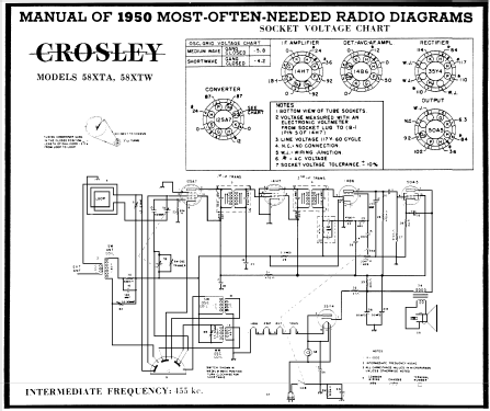 58XTA ; Crosley Radio Corp.; (ID = 105517) Radio
