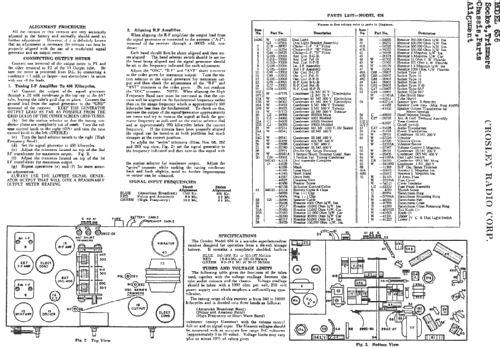 B695 Ch= 636; Crosley Radio Corp.; (ID = 166577) Radio