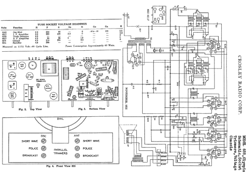 655M Olympia ; Crosley Radio Corp.; (ID = 1004661) Radio