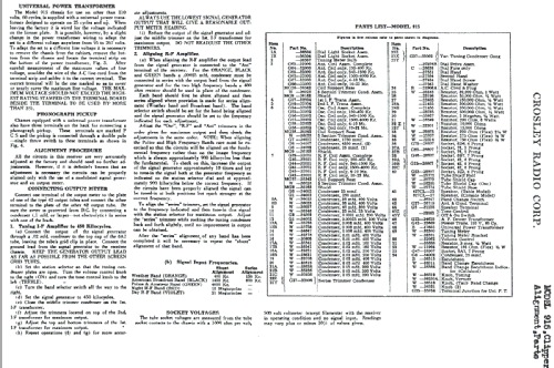 Clipper 915 ; Crosley Radio Corp.; (ID = 157608) Radio