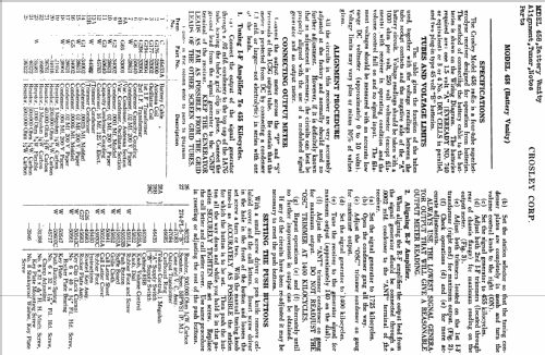 Battery Vanity 458; Crosley Radio Corp.; (ID = 97333) Radio