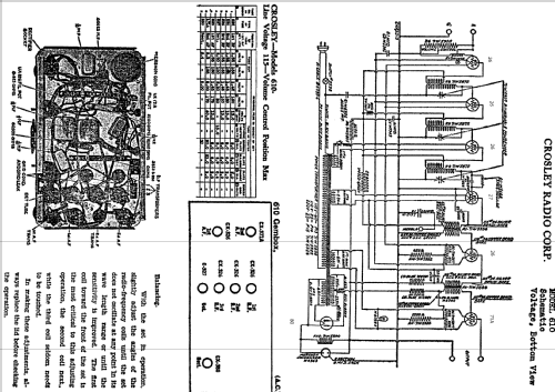 Gembox 610; Crosley Radio Corp.; (ID = 77037) Radio