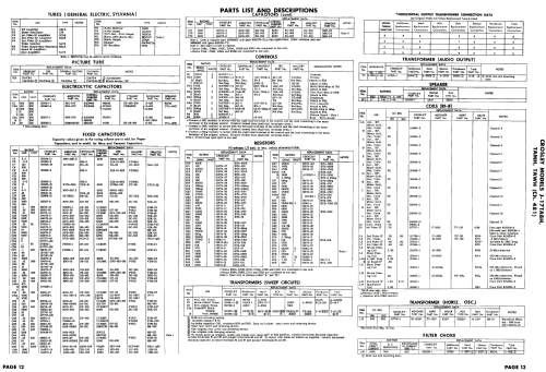 J-17TAMH Ch= 481; Crosley Radio Corp.; (ID = 1915464) Television