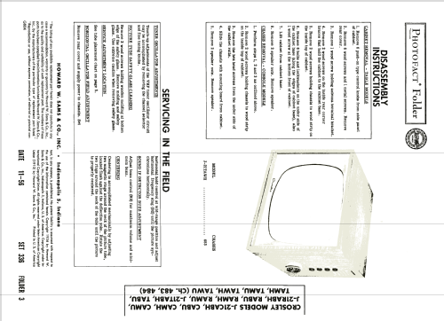 J-21RABU Ch= 484; Crosley Radio Corp.; (ID = 1964471) Television