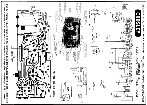 JC-8WE Ch= R104; Crosley Radio Corp.; (ID = 123904) Radio