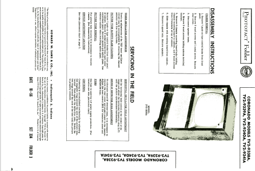 Coronado TV2-9340A ; Gamble-Skogmo, Inc.; (ID = 1941070) Fernseh-E