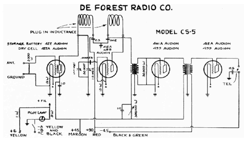 CS-5; DeForest Radio (ID = 629646) Radio