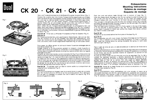 Konsole CK20 / CK20W; Dual, Gebr. (ID = 2070636) Cabinet