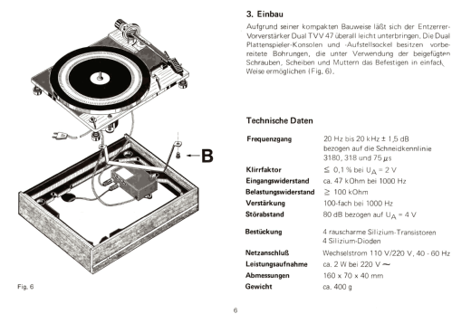 Entzerr-Vorverstärker TVV47; Dual, Gebr. (ID = 2074782) Ampl/Mixer