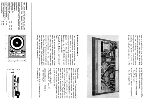 Stereo-Schallplatten Vorführkombination VK6; Dual, Gebr. (ID = 2107551) Ton-Bild