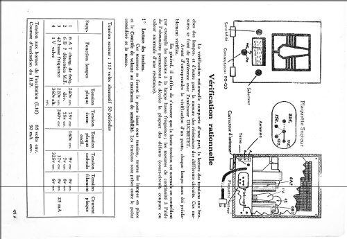 C42; Ducretet -Thomson; (ID = 2599073) Radio