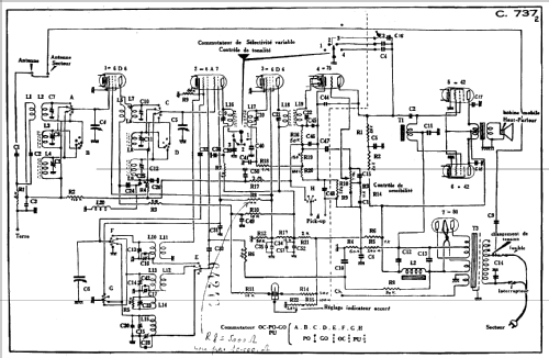 C737; Ducretet -Thomson; (ID = 92949) Radio