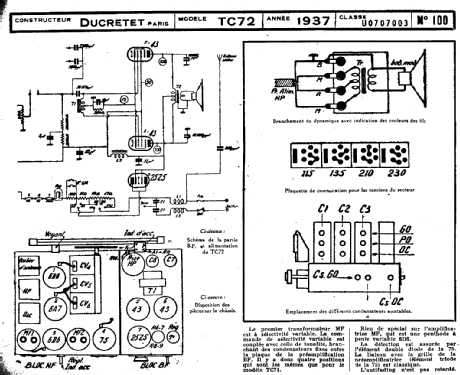 TC72; Ducretet -Thomson; (ID = 216088) Radio