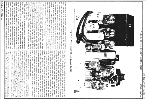 Clifton RA-102-B1; DuMont Labs, Allen B (ID = 730298) TV Radio