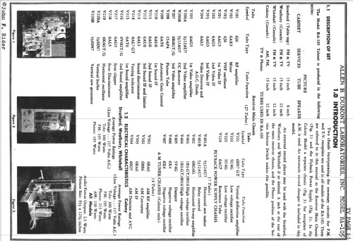 Club 20 RA-106; DuMont Labs, Allen B (ID = 730810) TV Radio