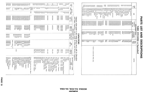 Mansfield RA-108A; DuMont Labs, Allen B (ID = 730452) Television