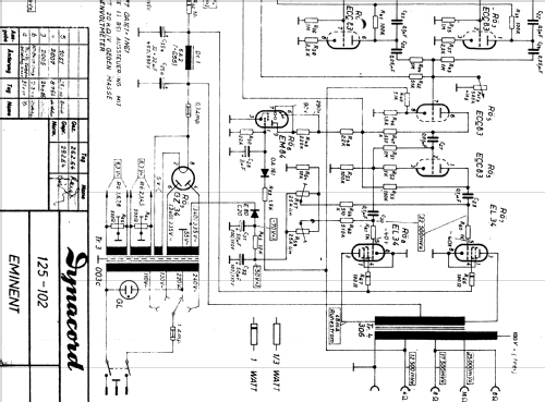 Eminent EMT; Dynacord W. (ID = 352715) Ampl/Mixer