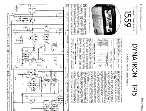 Commodore TP15; Dynatron Radio Ltd., (ID = 1328313) Radio