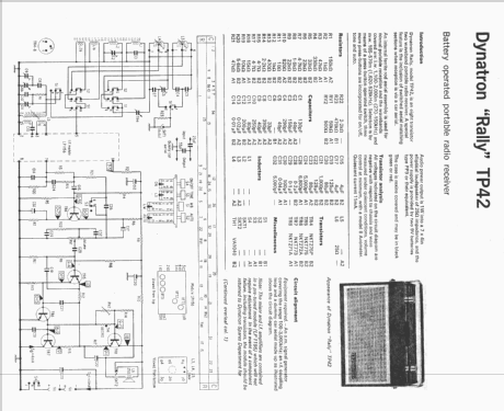 Rally TP42; Dynatron Radio Ltd., (ID = 147625) Radio