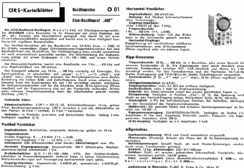 Oscilloscope Kit 460-K; EICO Electronic (ID = 281092) Equipment