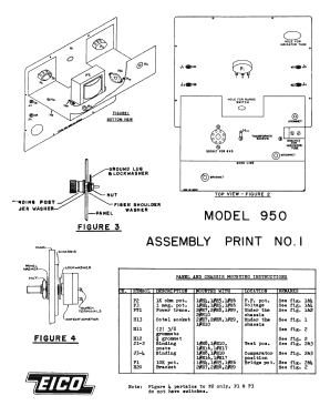 Resistance-Capacitance-Comparator-Bridge 950B; EICO Electronic (ID = 2943995) Equipment