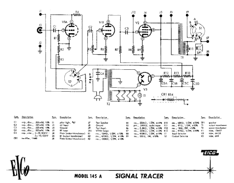 Signal Tracer 145A; EICO Electronic (ID = 2624794) Ausrüstung