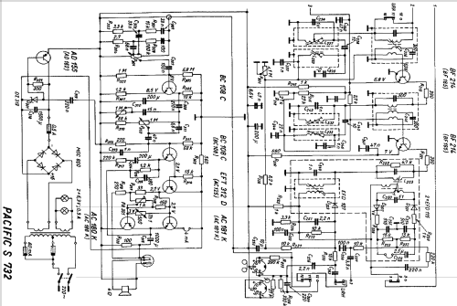 Pacific S732TPE; Electronica; (ID = 259169) Radio