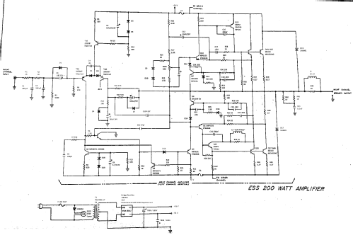 Model 200 Power Amplifier ; ESS Electrostatic (ID = 2087679) Ampl/Mixer