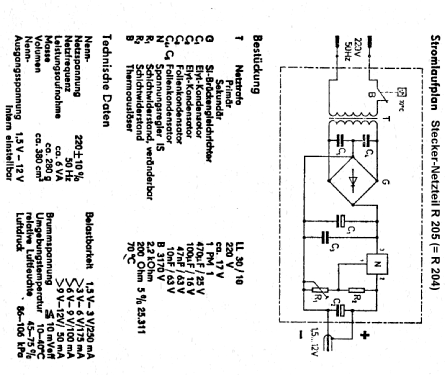 Netzteil R205; Elektronik Gießübel, (ID = 243984) Aliment.