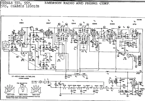 556 Ch= 120018B; Emerson Radio & (ID = 282380) Radio