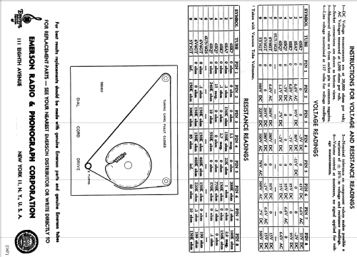 573 Ch= 120039B; Emerson Radio & (ID = 1185595) Radio