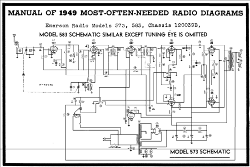 573 Ch= 120039B; Emerson Radio & (ID = 94052) Radio