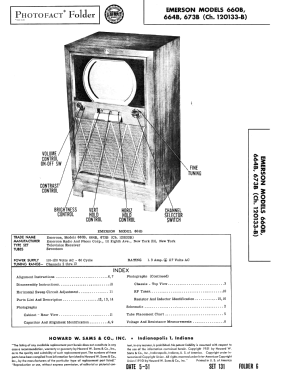 660B Ch= 120133-B; Emerson Radio & (ID = 2908252) Television