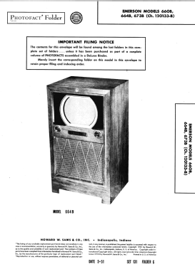 660B Ch= 120133-B; Emerson Radio & (ID = 2908253) Television