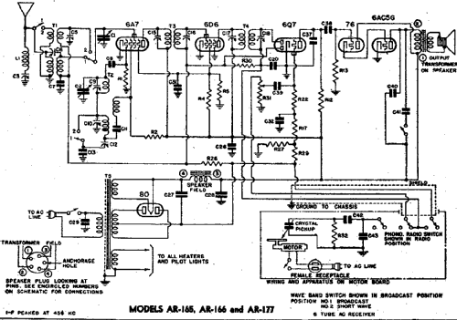 AR-165 Ch= AR; Emerson Radio & (ID = 282990) Radio