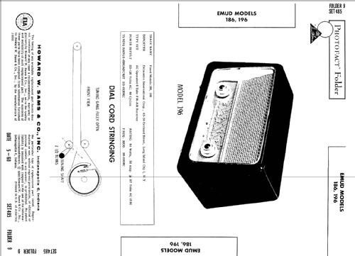 Rekord Junior - Jr 196; Emud, Ernst Mästling (ID = 1176804) Radio