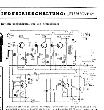 T5-575; Eumig, Elektrizitäts (ID = 2996752) R-Player