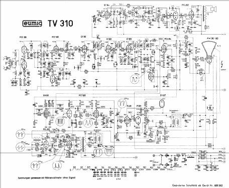 TV 310; Eumig, Elektrizitäts (ID = 107793) Television