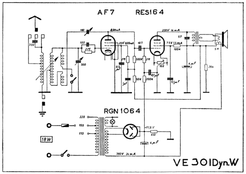 Volksempfänger VE301 Dyn W; Eumig, Elektrizitäts (ID = 260784) Radio