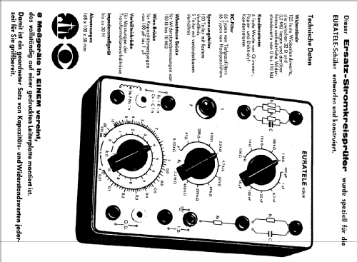 Ersatzstromkreisprüfer ; Euratele, Radio- (ID = 2291934) teaching